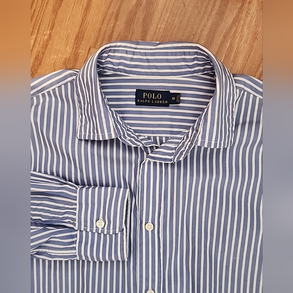 Polo ralph lauren long sleeve shirt size‎ 10 - Picture 1 of 9
